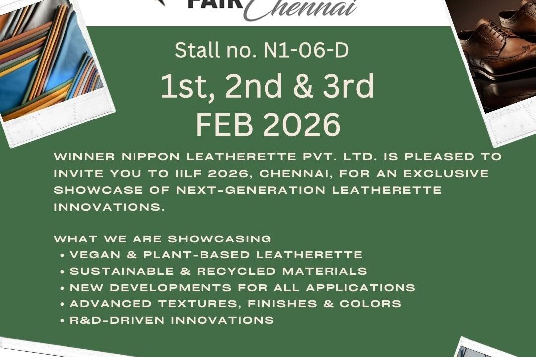 Chennai Leather Fair 2026: Visit Winner Nippon Leatherette Pvt. Ltd. at IILF 2026, Chennai Trade Centre